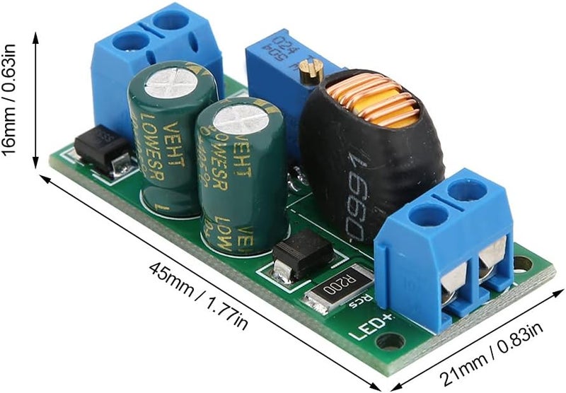 LED Driver Module 72W 6 50V 1 3A PWM Regulator With Terminals For DIY Projects - Image 3